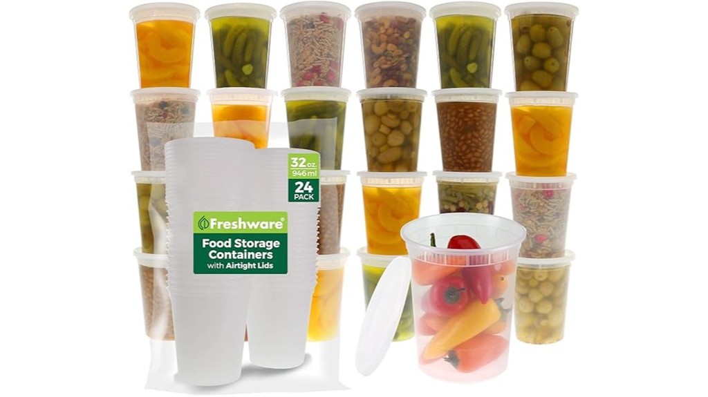 24 piece food storage set