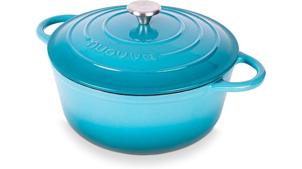 6 4 quart cast iron dutch oven