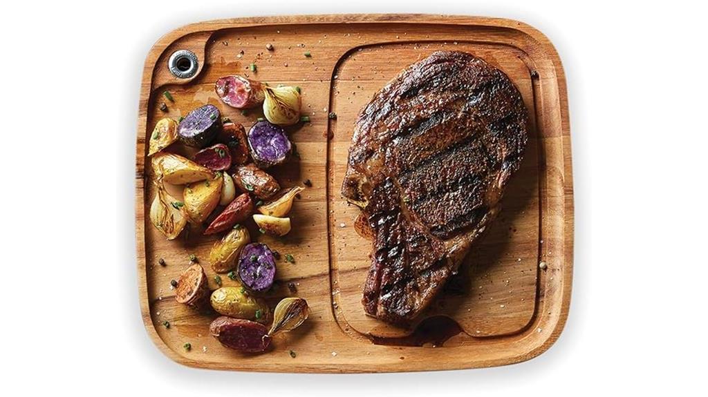 acacia wood steak plate