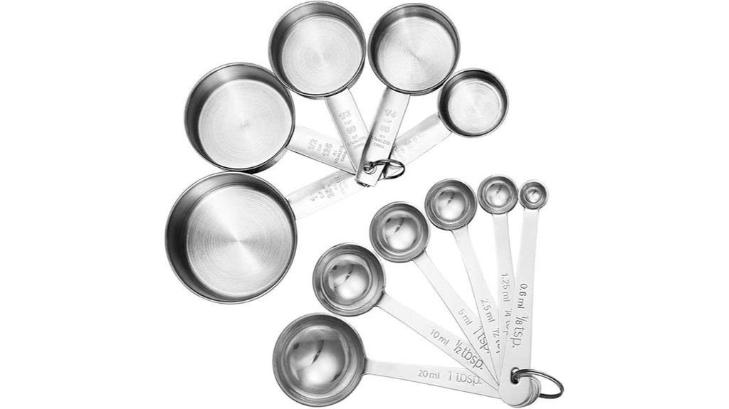accmor stainless steel measuring set
