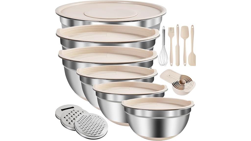 airtight mixing bowls set