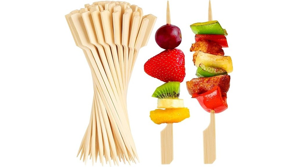 bamboo skewers for appetizers