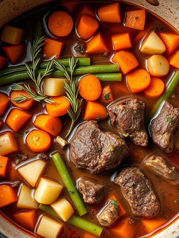 beef vegetable soup recipe