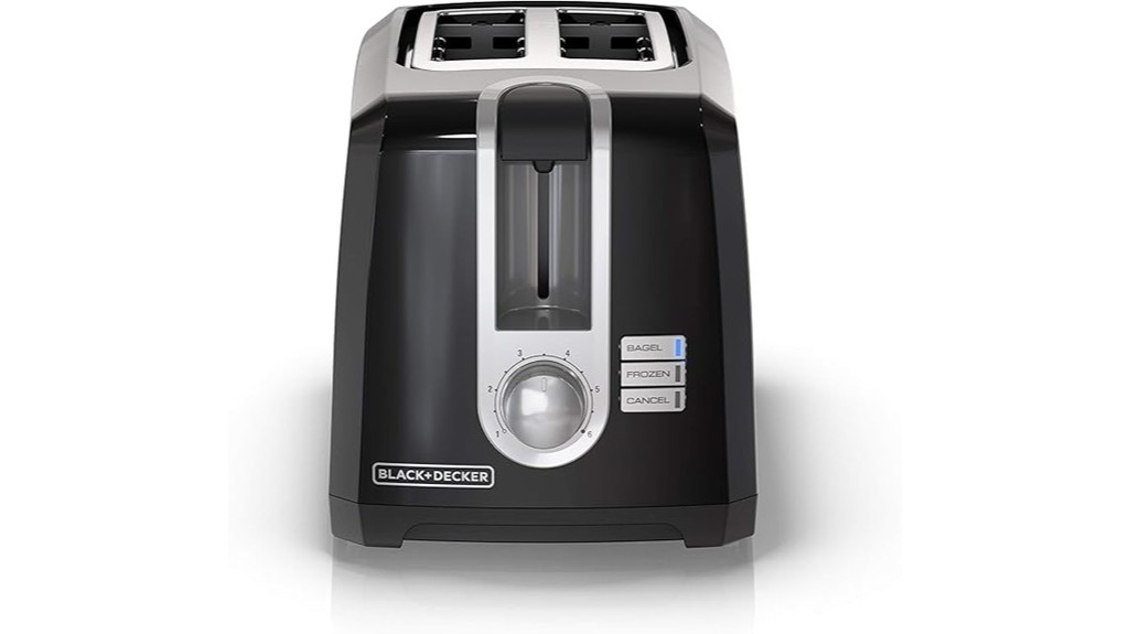 black decker 2 slice toaster