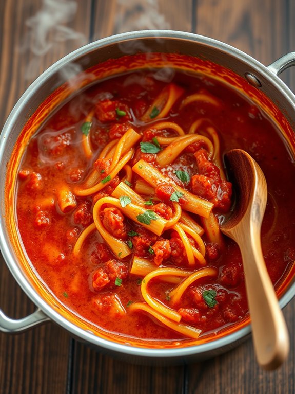 boiling water for pasta
