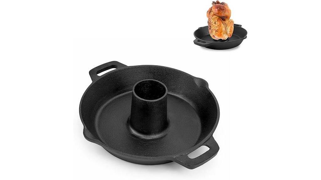 cast iron poultry roaster
