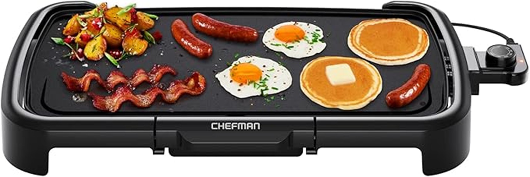 chefman xl griddle control