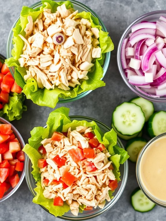 chicken grinder salad ingredients