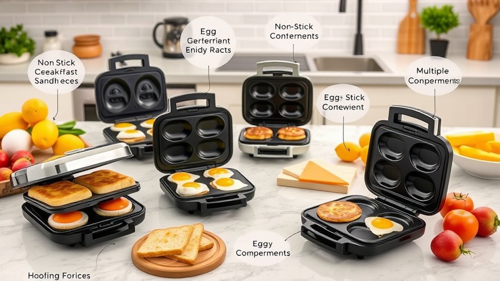 choosing breakfast sandwich makers