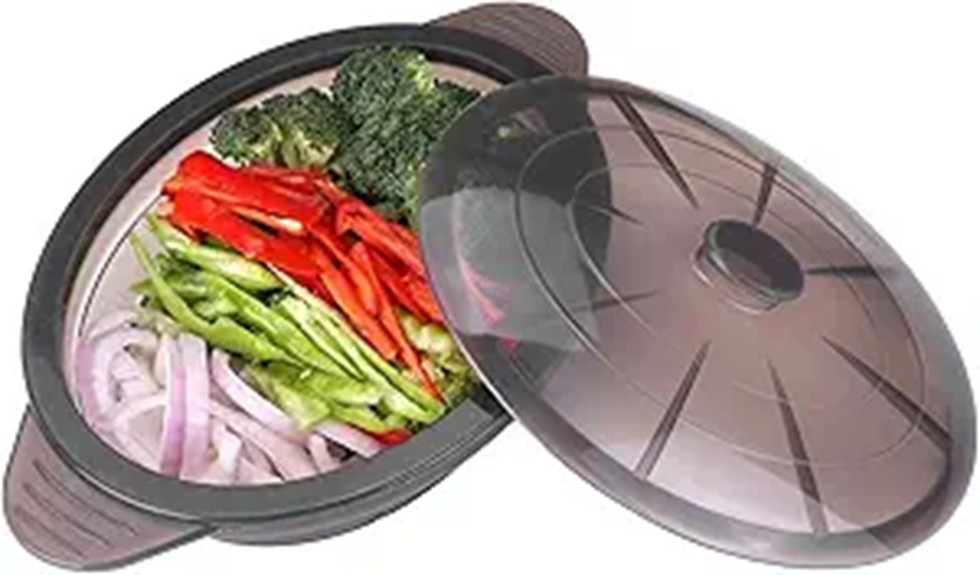 collapsible microwave steamer bowl