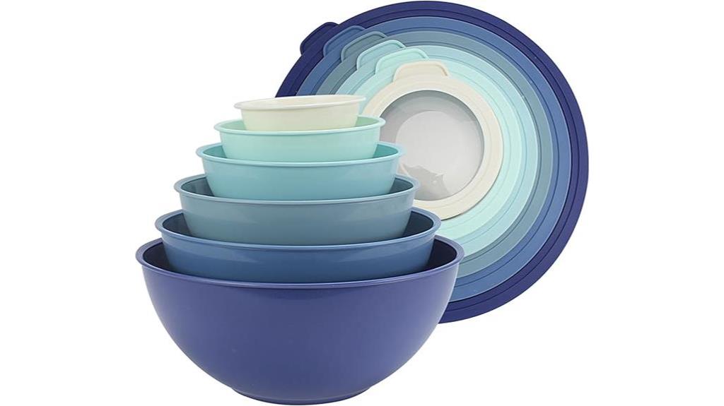 colorful mixing bowls set