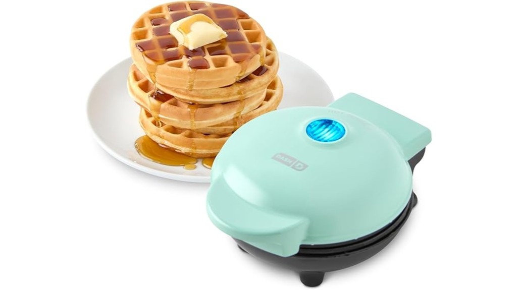 compact nonstick waffle maker