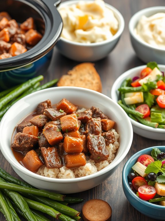 complementing flavorful side dishes