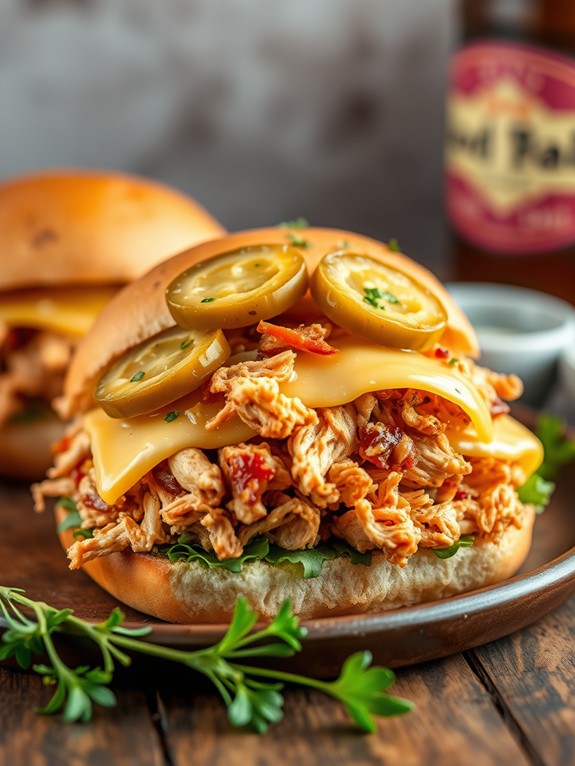 constructing delicious sandwich creations