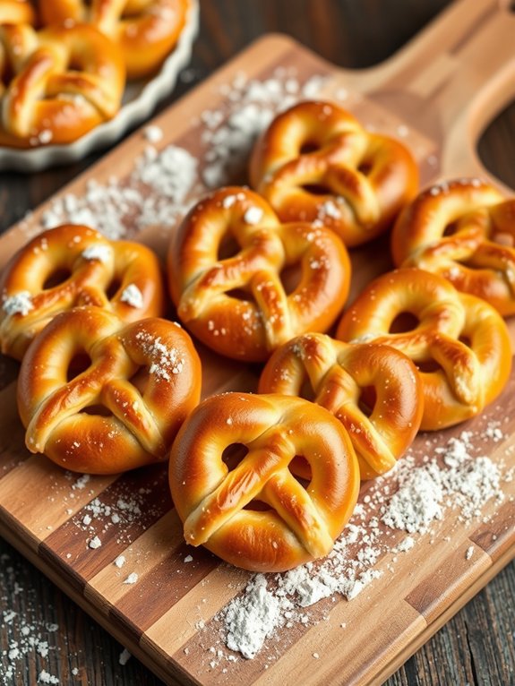 crafting delicious pretzel bites