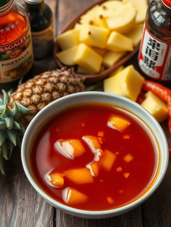 crafting sweet and sour sauce