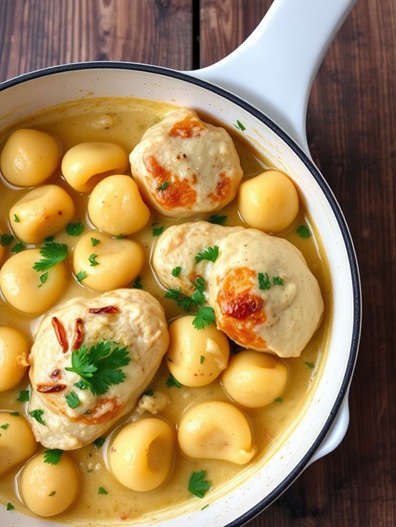 creamy garlic parmesan chicken
