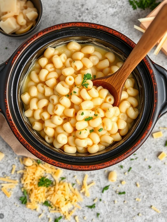 creamy slow cooked pasta delight