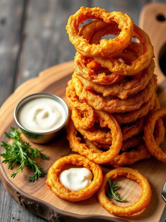 crispy delicious onion rings