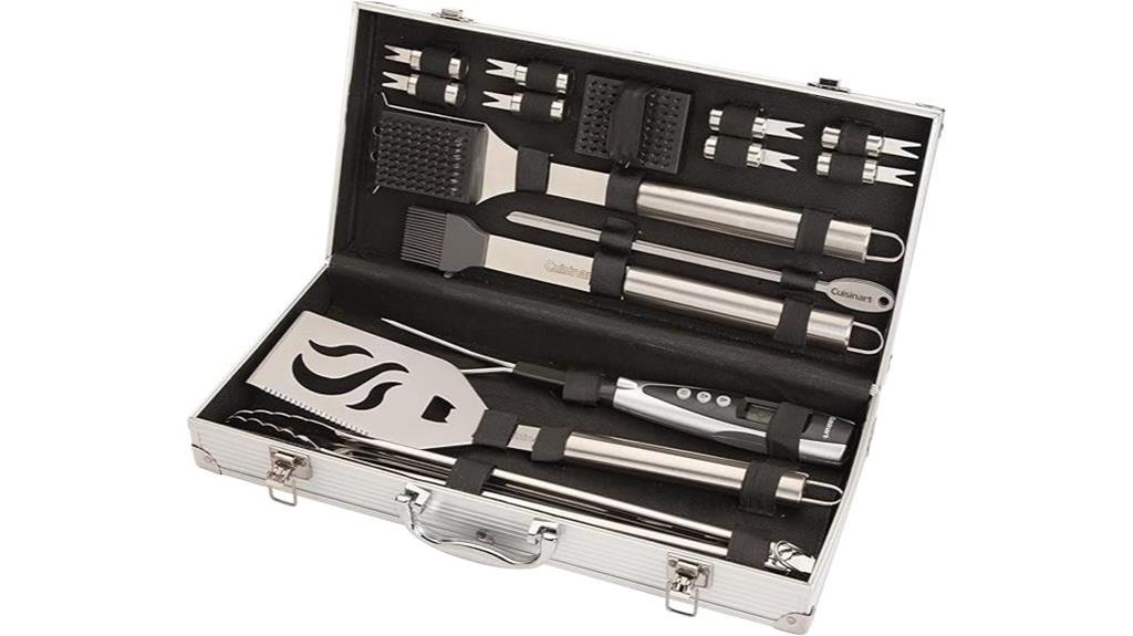 cuisinart 20 piece bbq set