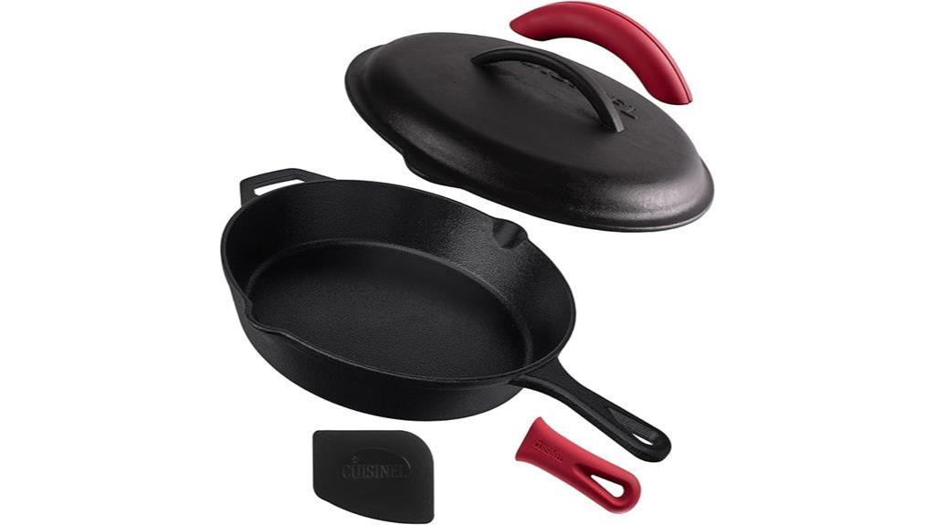 cuisinel 12 inch skillet set