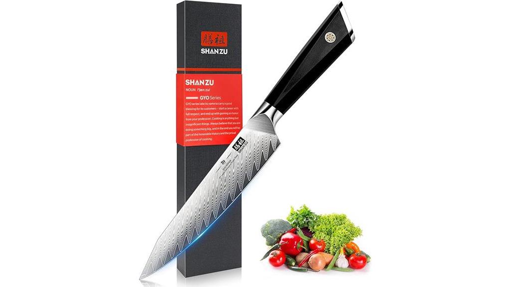 damascus chef knife aus 10