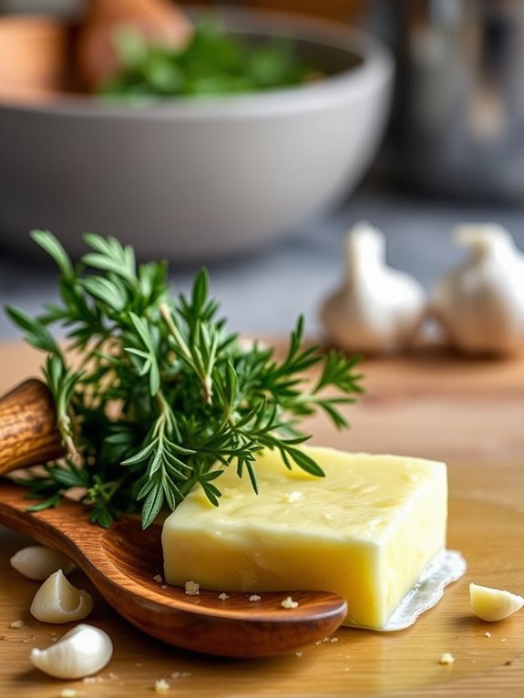 delicious homemade garlic spread