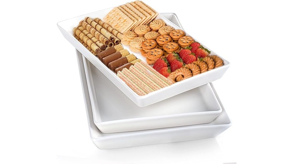 delling three piece platter set