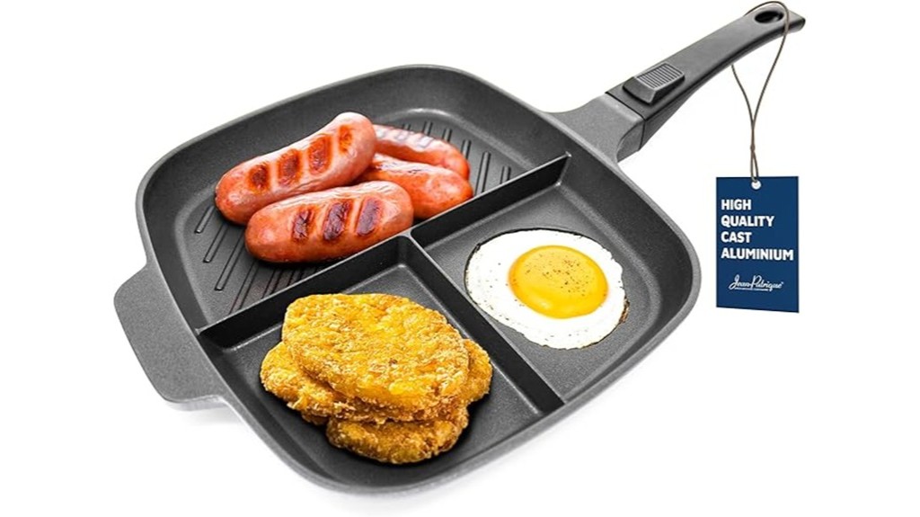 divided grill pan design