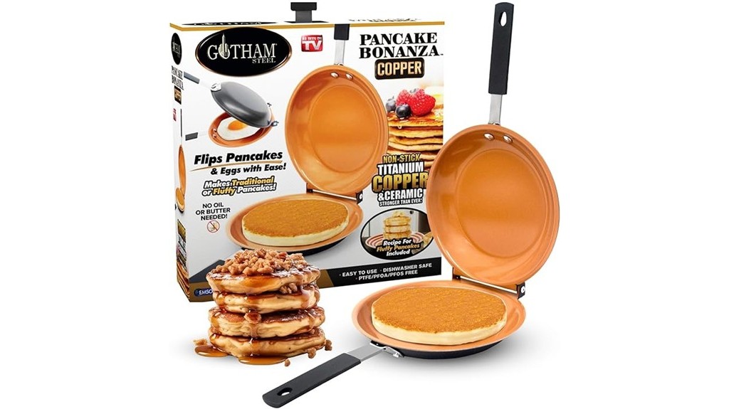 double sided pancake pan