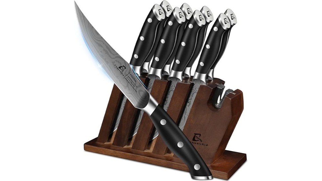 eight piece steak knives set