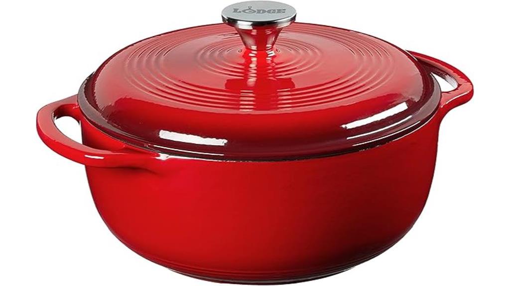 enameled cast iron dutch oven