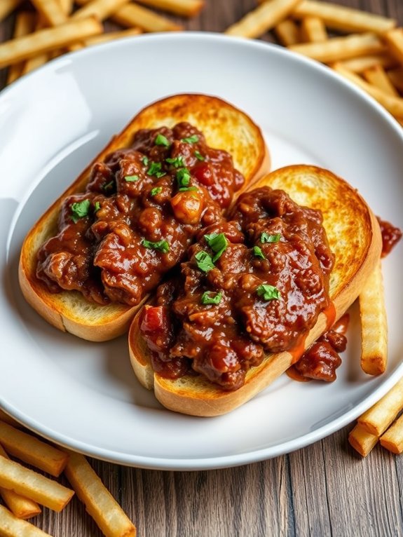 garlic bread meets sloppy joes
