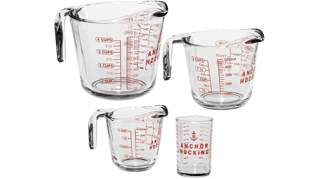 glass measuring cups set