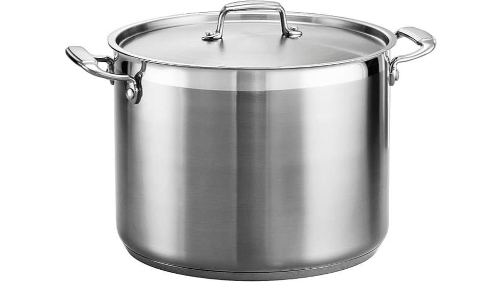 gourmet stainless steel stock pot