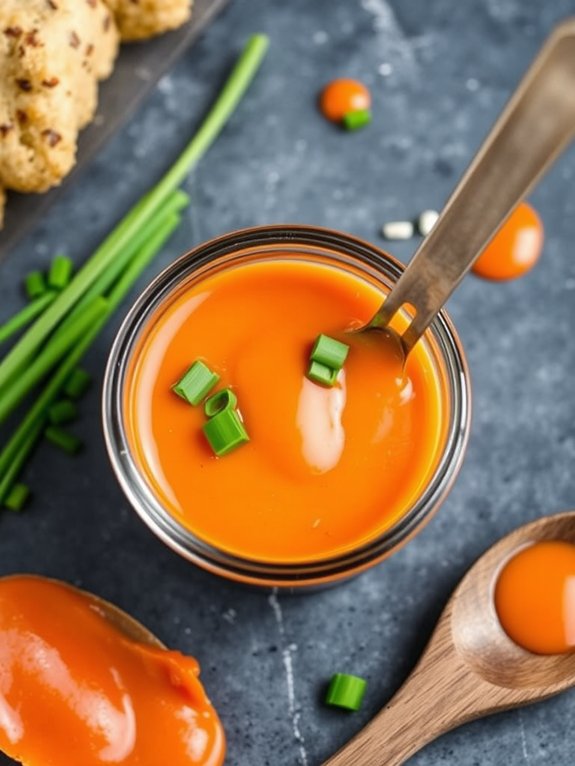 homemade spicy buffalo sauce