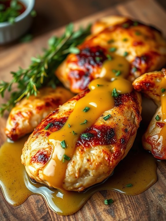 honey mustard glazed chicken