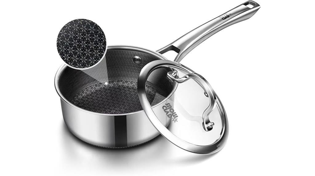 hybrid nonstick saucepan 2 5 quart