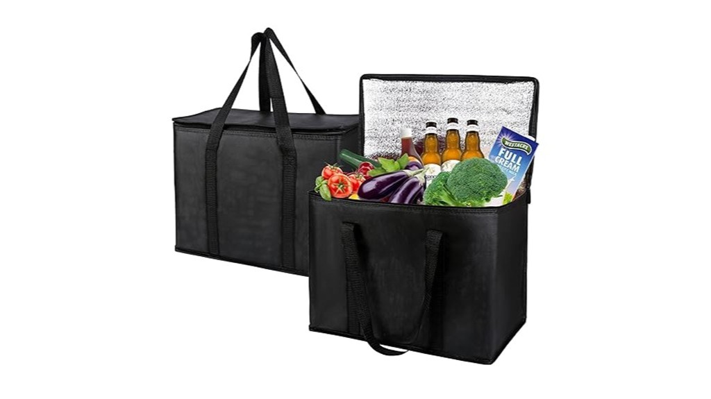 insulated grocery shopping bags