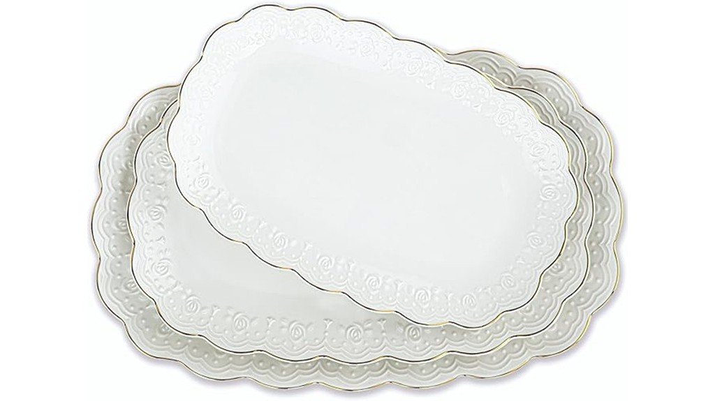kassel ceramic platter set