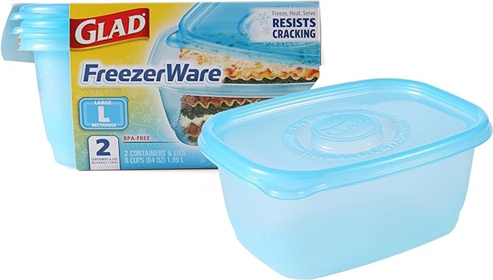 large gladware freezerware containers