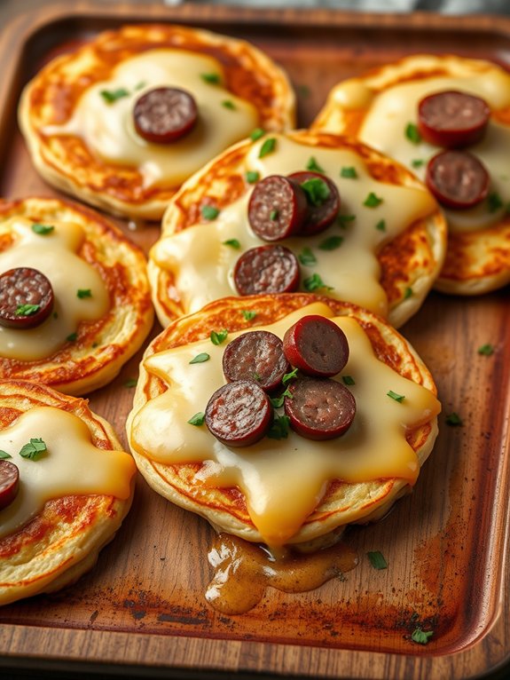 making fluffy pancakes together