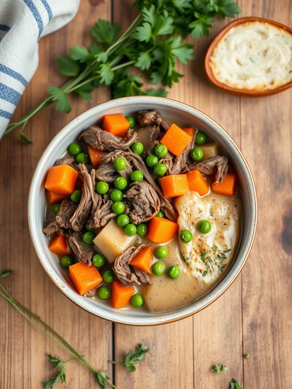 making the stuffing mix