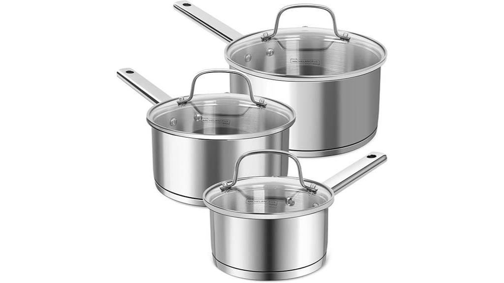 michelangelo stainless steel cookware