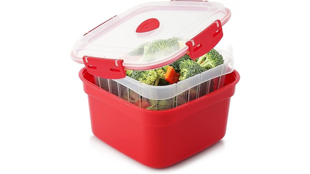 microwave steamer basket set