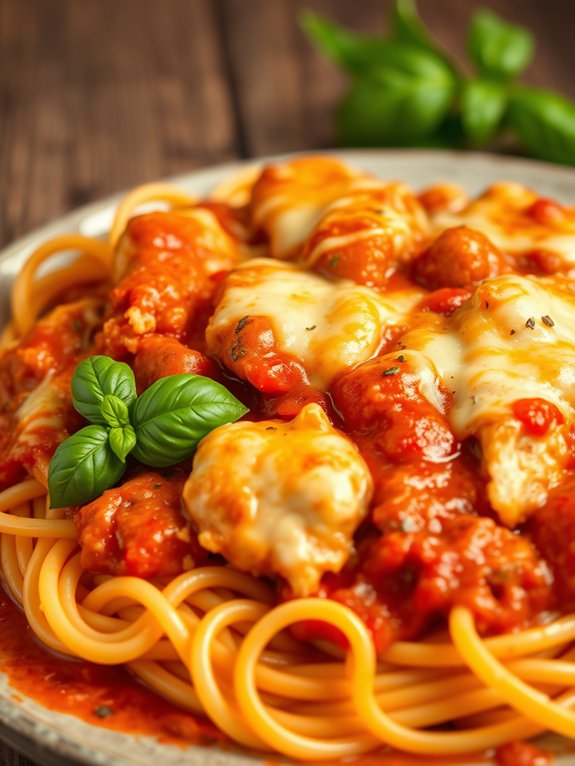 mixing ingredients together