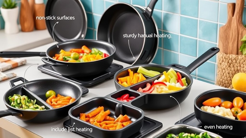 multi compartment pan selection factors