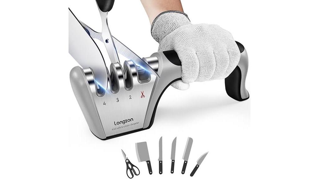 multi function knife sharpener set