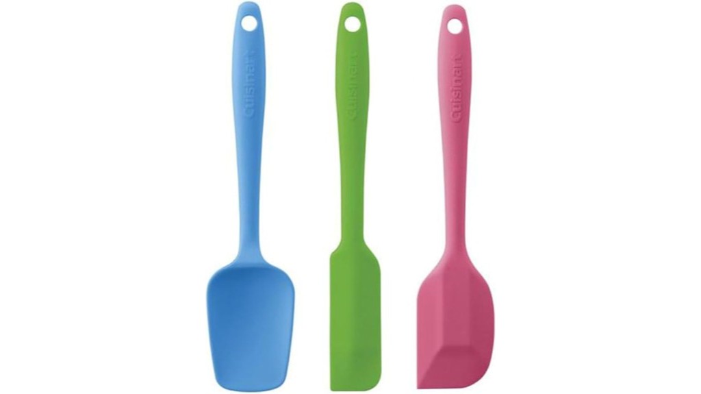 multicolor cuisinart mini spatulas