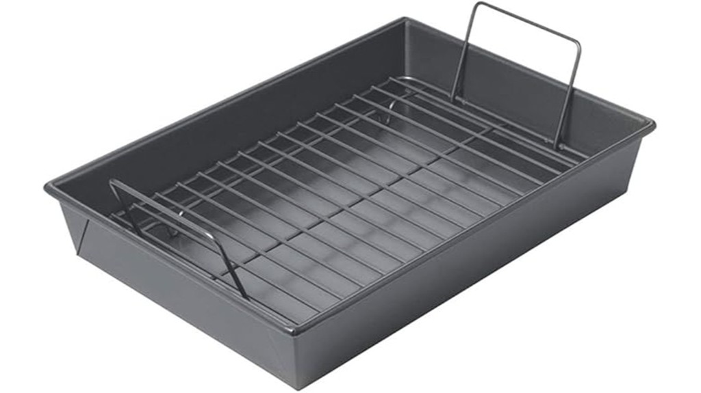 non stick roast pan set